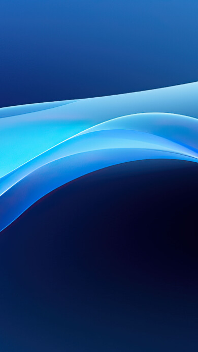 An entrancing 4K wallpaper featuring abstract waves of vibrant blue hues undulating gracefully across the screen. The fluid, wavy patterns create a mesmerizing visual experience, making this artwork a perfect choice for your desktop or mobile wallpaper.