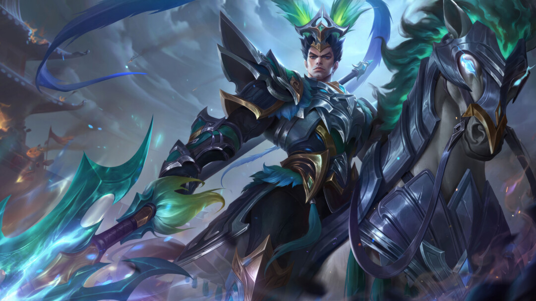 Warring Kingdoms Jarvan IV Mythic Chroma Skin 4K Wallpaper