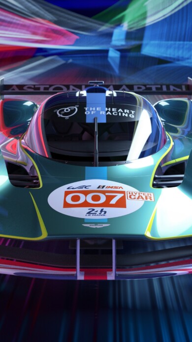 A stunning 4K wallpaper featuring the Aston Martin Valkyrie AMR-LMH Concept, showcasing its sleek aerodynamic design and aggressive stance. Perfect for car enthusiasts, this high-resolution image captures the essence of cutting-edge automotive engineering.