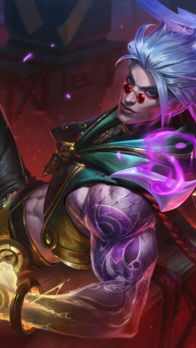 A striking 4K wallpaper featuring the Fiend Queller Varus Special Edition skin from Wild Rift. Varus, the master archer, is depicted in his fearsome new form, wielding his bow infused with dark and purifying energies. Set against a mystical backdrop, the wallpaper captures Varus’s intense focus and the powerful aura of the Fiend Queller skin.