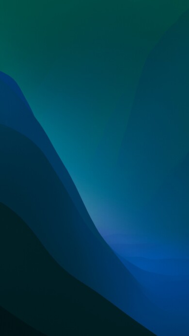 macOS Monterey Dark Green 4K Wallpaper