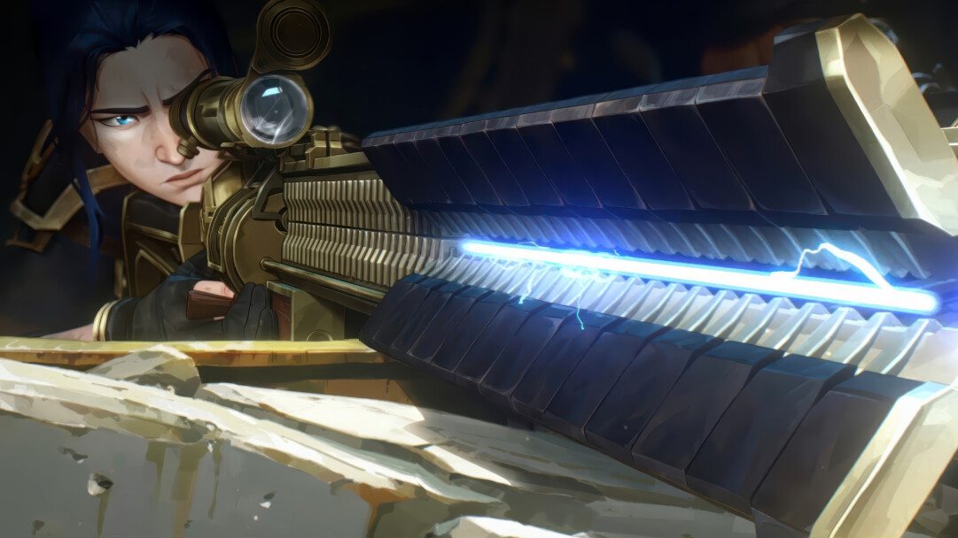 Caitlyn Arcane Season 2 Poster 4K Wallpaper