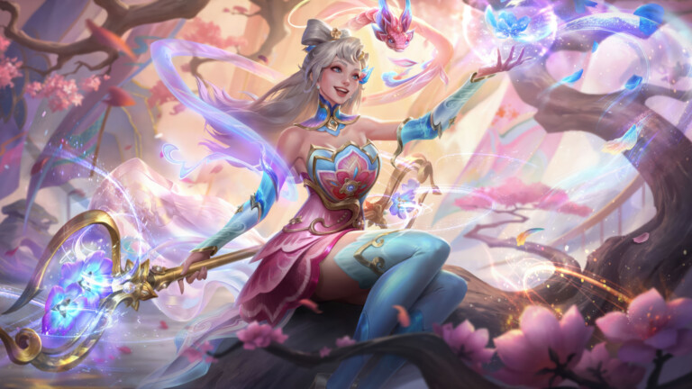 Celestial Embroidery Prestige Lux Skin League Of Legends 4K Wallpaper