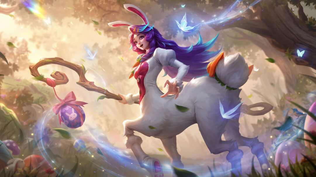 Cottontail Lillia Skin League Of Legends 4K Wallpaper