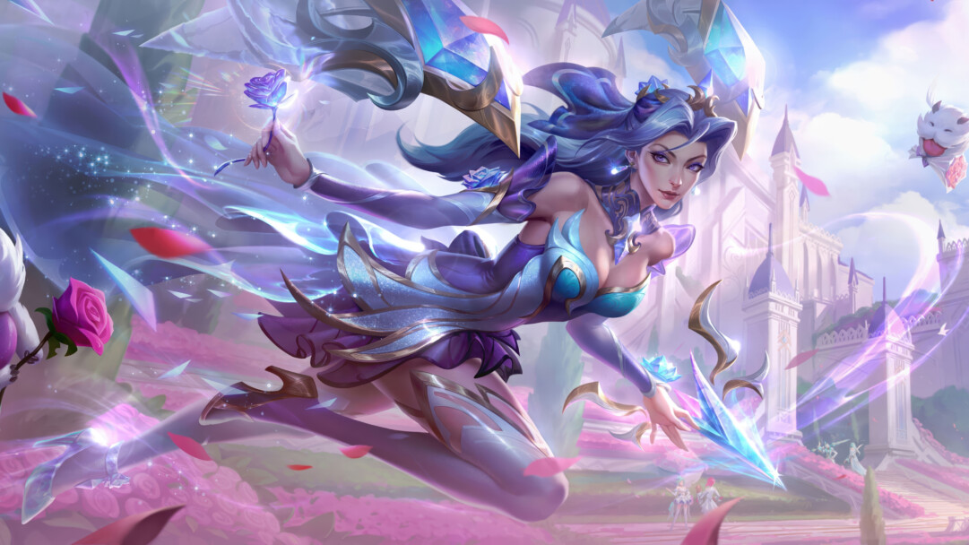Crystal Rose Kaisa Skin League Of Legends 4K Wallpaper