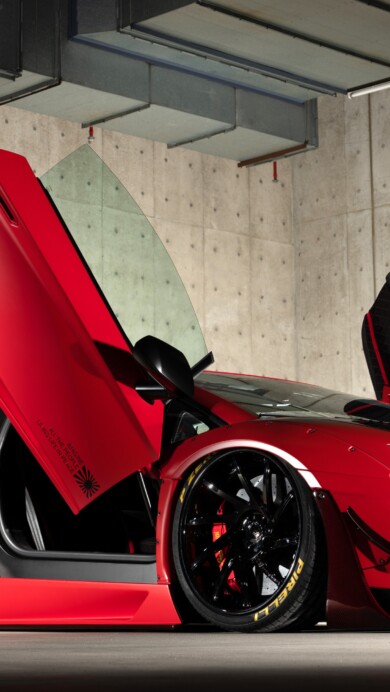 A stunning 4K wallpaper featuring the Lamborghini Aventador LB Performance in a sleek and aggressive stance. The high-resolution image showcases its aerodynamic body kit, sharp lines, and powerful presence, making it a perfect choice for automotive enthusiasts.