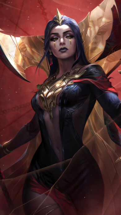 A stunning 4K wallpaper featuring the reworked LeBlanc from League of Legends. LeBlanc, the Deceiver, is depicted in her newly refined form, exuding an aura of arcane mastery and deception, with ethereal magic swirling around her in a display of elegance and power.