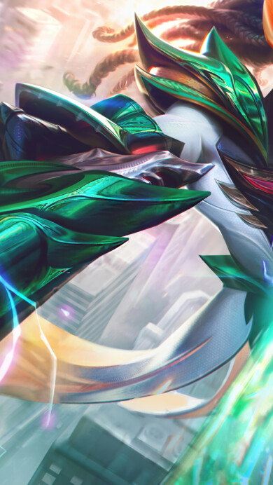 Masked Justice Lucian Skin League of Legends 4K Wallpaper