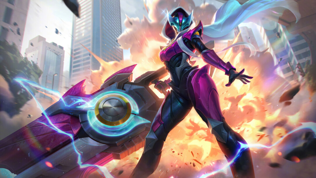 Masked Justice Senna Skin League of Legends 4K Wallpaper