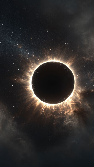 Solar Eclipse 4K Wallpaper