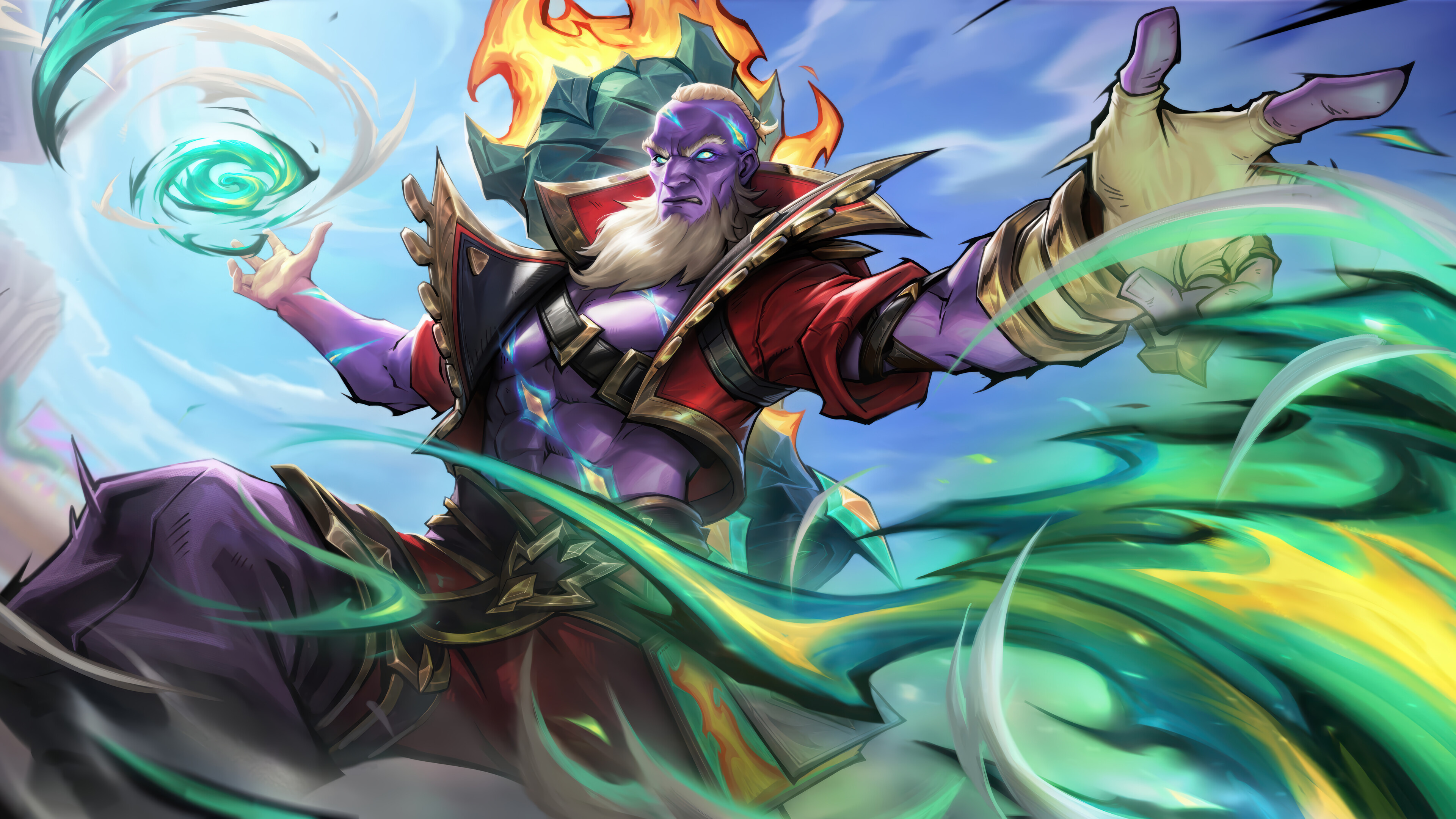 Ryze Soul Fighter Skin Lol Wild Rift Splash Art 4k Wallpaper - Free 4K  Abstract & Digital Art Wallpapers - Pixground
