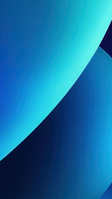 A captivating 4K wallpaper showcasing smooth, abstract curves and undulating forms against a deep blue background. The seamless transitions between rich blues and luminous teals, illuminated by soft gradients, create a sense of fluid depth and serene motion.
