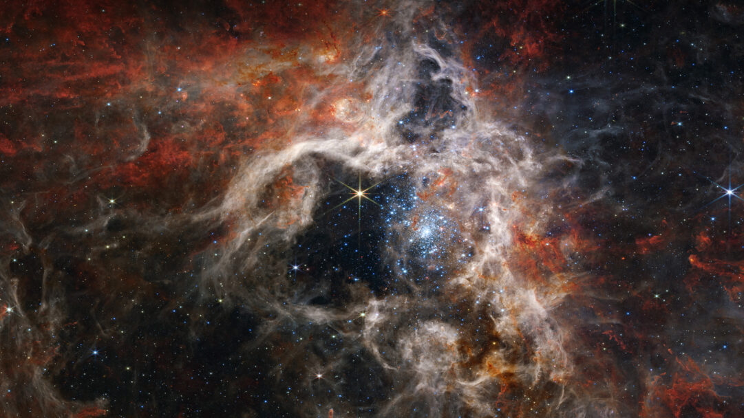Tarantula Nebula Young Stars Forming James Webb Space Telescope Wallpaper