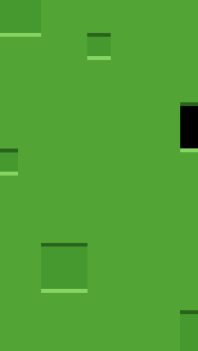 An iconic 4K wallpaper featuring a large, stylized pixel art Minecraft Creeper face set against a textured green background. The Creeper's signature black facial features sharply contrast with the dynamic array of blocky green tones that subtly shift across the digital landscape.