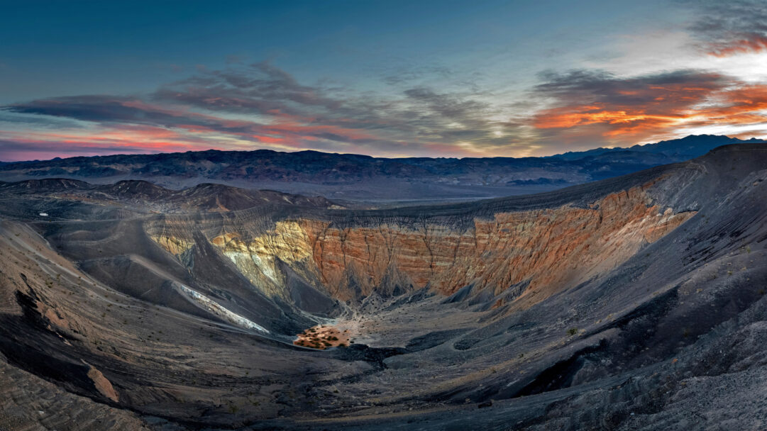Ubehebe Crater Death Valley National Park California Sunset Wallpaper